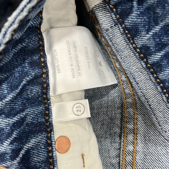 GRLFRND Amanda Mid Rise Straight in Abbot Kinney $225 Womens 23 - Picture 3 of 8